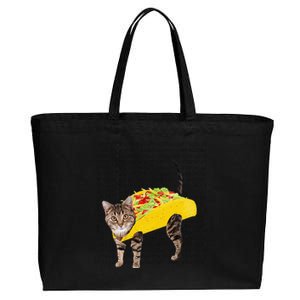 Tacocat Spelled Backwards Is Tacocat Funny Taco Cat Cotton Canvas Jumbo Tote