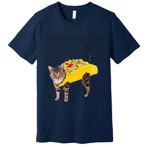 Tacocat Spelled Backwards Is Tacocat Funny Taco Cat Premium T-Shirt