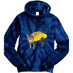 Tacocat Spelled Backwards Is Tacocat Funny Taco Cat Tie Dye Hoodie