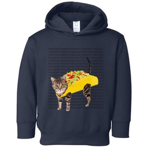 Tacocat Spelled Backwards Is Tacocat Funny Taco Cat Toddler Hoodie