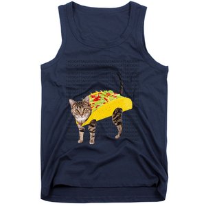 Tacocat Spelled Backwards Is Tacocat Funny Taco Cat Tank Top