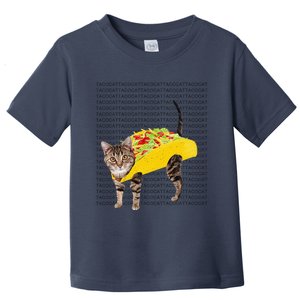 Tacocat Spelled Backwards Is Tacocat Funny Taco Cat Toddler T-Shirt