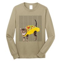 Tacocat Spelled Backwards Is Tacocat Funny Taco Cat Long Sleeve Shirt