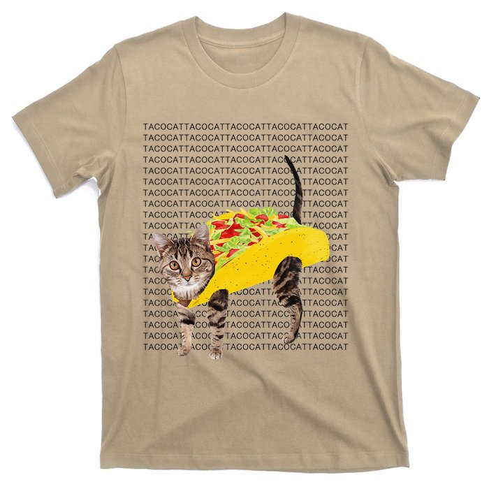 Tacocat Spelled Backwards Is Tacocat Funny Taco Cat T-Shirt