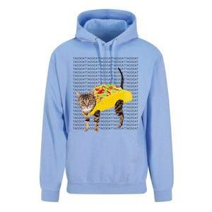 Tacocat Spelled Backwards Is Tacocat Funny Taco Cat Unisex Surf Hoodie