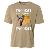 Tacocat Spelled Backwards Is Tacocat Funny Cat Gift Cooling Performance Crew T-Shirt