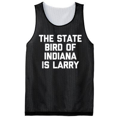 The State Bird Of Indiana Is Larry Funny Basketball shirt Mesh Reversible Basketball Jersey Tank