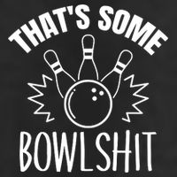 That's Some Bowlshit Funny Bowling Team Party Garment-Dyed Fleece Hoodie