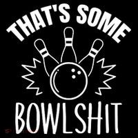 That's Some Bowlshit Funny Bowling Team Party Sustainable Knit Beanie
