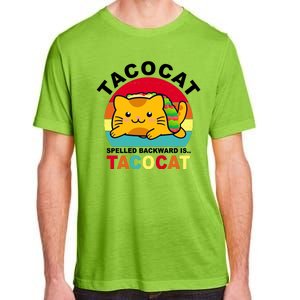 Tacocat Spelled Backward Is Tacocat Funny Adult ChromaSoft Performance T-Shirt