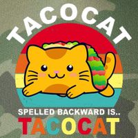 Tacocat Spelled Backward Is Tacocat Funny Legacy Tie Dye Trucker Hat