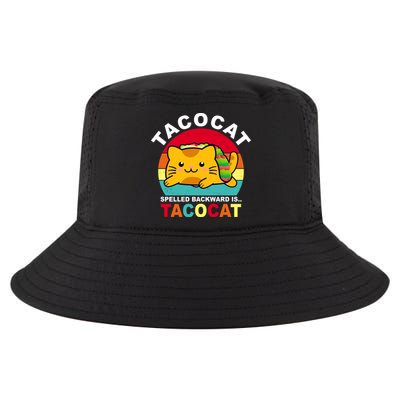 Tacocat Spelled Backward Is Tacocat Funny Cool Comfort Performance Bucket Hat