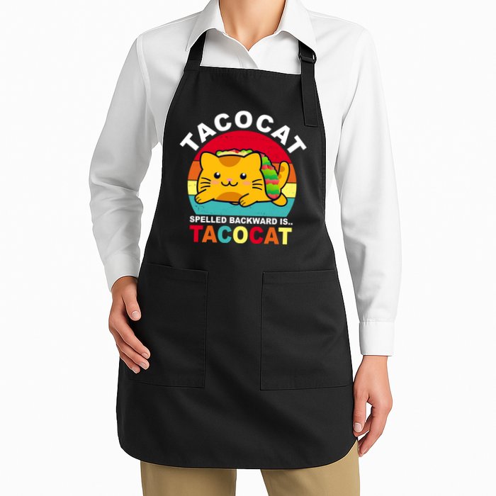 Tacocat Spelled Backward Is Tacocat Funny Apron