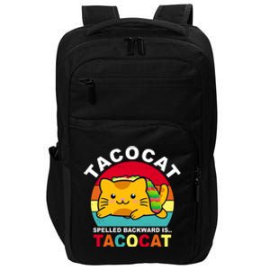 Tacocat Spelled Backward Is Tacocat Funny Impact Tech Backpack