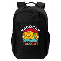 Tacocat Spelled Backward Is Tacocat Funny Daily Commute Backpack