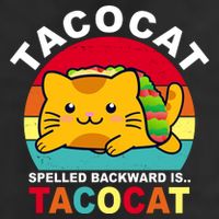 Tacocat Spelled Backward Is Tacocat Funny Adult Drive Performance Visor