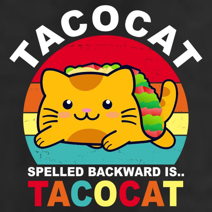 Tacocat Spelled Backward Is Tacocat Funny Adult Drive Performance Visor