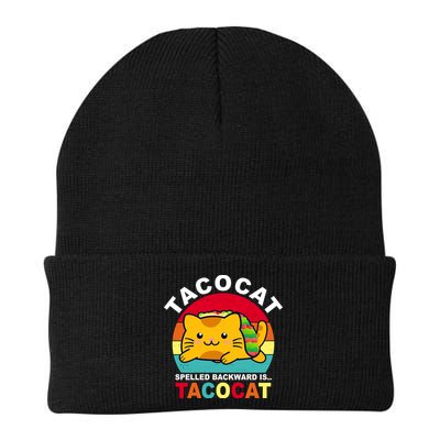 Tacocat Spelled Backward Is Tacocat Funny Beanie