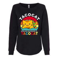 Tacocat Spelled Backward Is Tacocat Funny Womens California Wash Sweatshirt