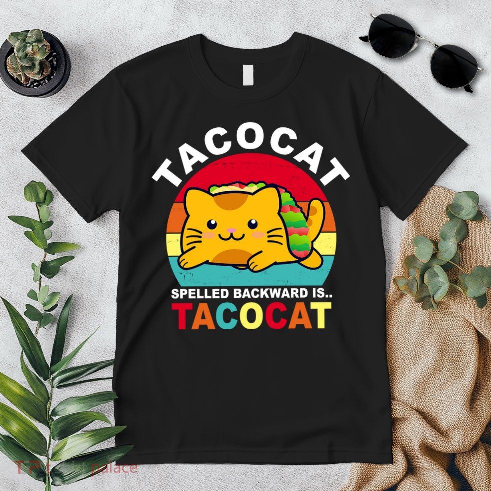 Tacocat Spelled Backward Is Tacocat Funny Premium T-Shirt