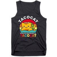 Tacocat Spelled Backward Is Tacocat Funny Tank Top