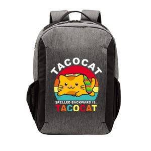 Tacocat Spelled Backward Is Tacocat Funny Vector Backpack