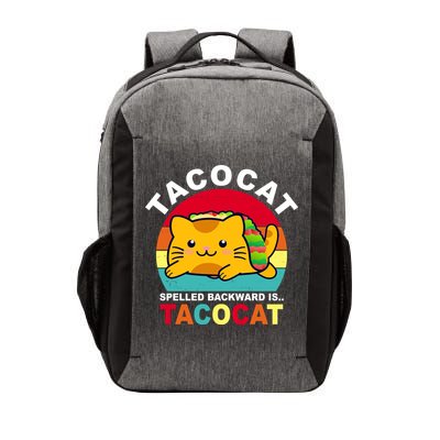 Tacocat Spelled Backward Is Tacocat Funny Vector Backpack