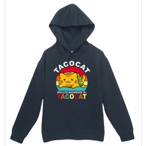 Tacocat Spelled Backward Is Tacocat Funny Urban Pullover Hoodie