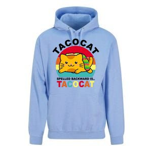 Tacocat Spelled Backward Is Tacocat Funny Unisex Surf Hoodie