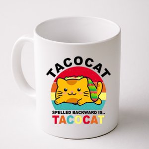 Tacocat Spelled Backward Is Tacocat Funny Coffee Mug