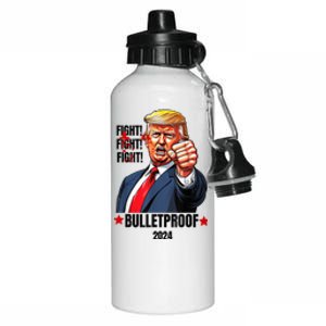 Trump Shot Bulletproof Bloody Ear Bleeding Butler Pa Trump Aluminum Water Bottle