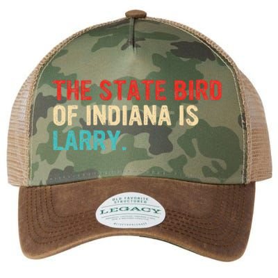 The State Bird Of Indiana Is Larry Vintage Legacy Tie Dye Trucker Hat