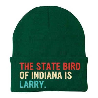 The State Bird Of Indiana Is Larry Vintage Knit Cap Winter Beanie