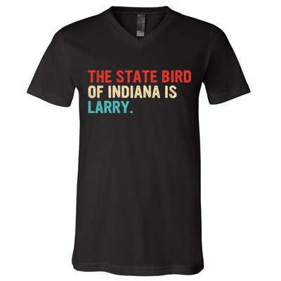 The State Bird Of Indiana Is Larry Vintage V-Neck T-Shirt