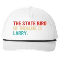 The State Bird Of Indiana Is Larry Vintage Snapback Five-Panel Rope Hat