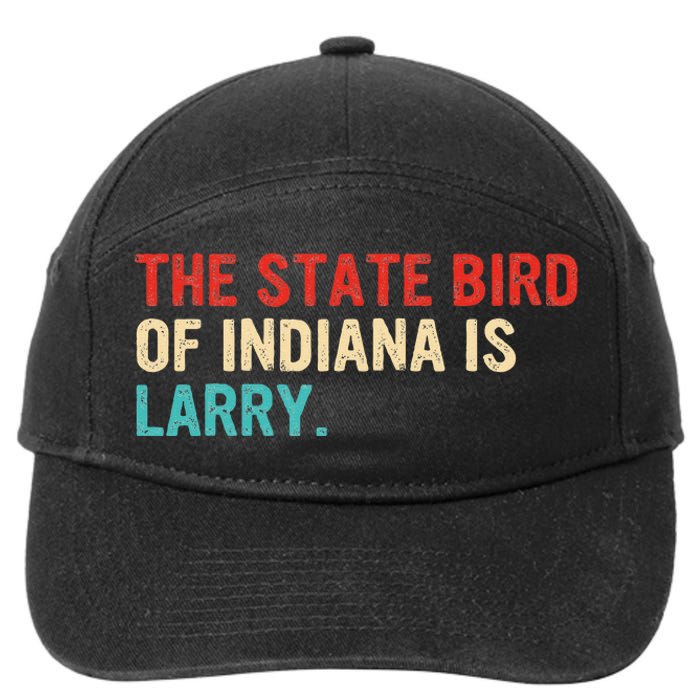 The State Bird Of Indiana Is Larry Vintage 7-Panel Snapback Hat