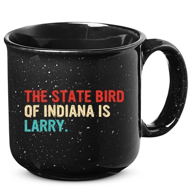 The State Bird Of Indiana Is Larry Vintage 15oz Campfire Ceramic Mug