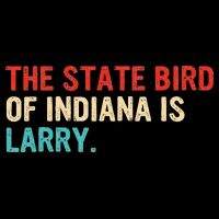 The State Bird Of Indiana Is Larry Vintage Baby Bodysuit