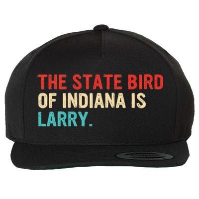 The State Bird Of Indiana Is Larry Vintage Wool Snapback Cap