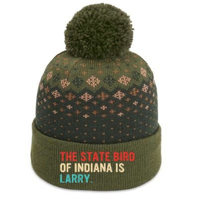 The State Bird Of Indiana Is Larry Vintage The Baniff Cuffed Pom Beanie