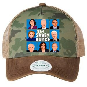 The Shady Bunch Anti Biden Obama Clinton Funny Vote Trump Legacy Tie Dye Trucker Hat