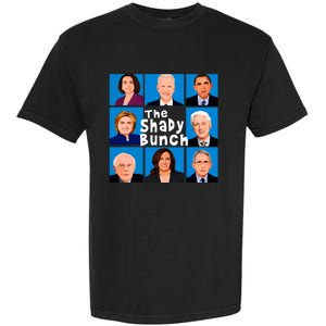 The Shady Bunch Anti Biden Obama Clinton Funny Vote Trump Garment-Dyed Heavyweight T-Shirt