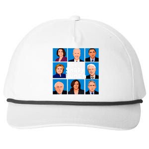 The Shady Bunch Anti Biden Obama Clinton Funny Vote Trump Snapback Five-Panel Rope Hat