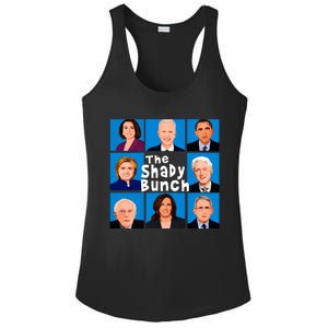 The Shady Bunch Anti Biden Obama Clinton Funny Vote Trump Ladies PosiCharge Competitor Racerback Tank