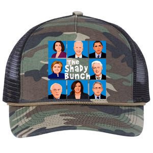 The Shady Bunch Anti Biden Obama Clinton Funny Vote Trump Retro Rope Trucker Hat Cap