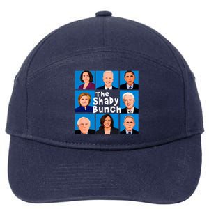 The Shady Bunch Anti Biden Obama Clinton Funny Vote Trump 7-Panel Snapback Hat