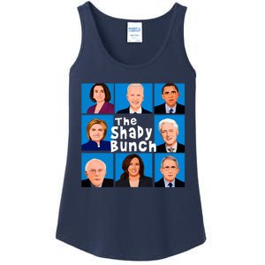 The Shady Bunch Anti Biden Obama Clinton Funny Vote Trump Ladies Essential Tank