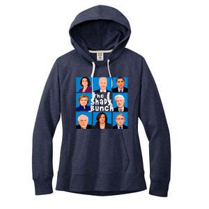 The Shady Bunch Anti Biden Obama Clinton Funny Vote Trump Women's Fleece Hoodie