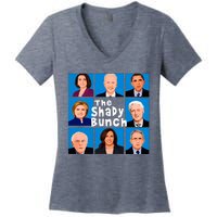 The Shady Bunch Anti Biden Obama Clinton Funny Vote Trump Women's V-Neck T-Shirt