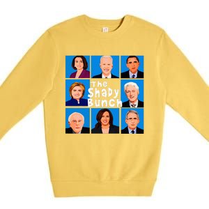 The Shady Bunch Anti Biden Obama Clinton Funny Vote Trump  Premium Crewneck Sweatshirt